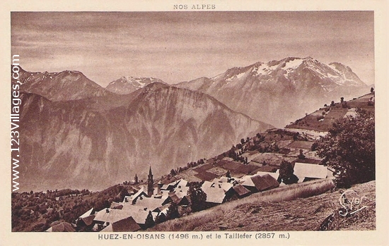 Carte postale de Huez