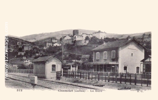 Carte postale de Chamelet