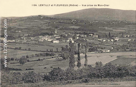 Carte postale de Lentilly