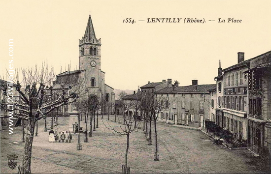 Carte postale de Lentilly