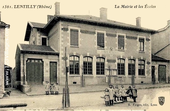 Carte postale de Lentilly