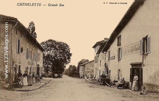 Carte postale de Chénelette