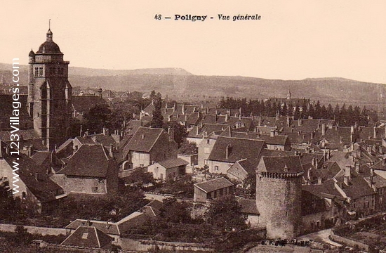 Carte postale de Poligny
