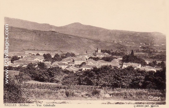 Carte postale de Salles-Arbuissonnas-en-Beaujolais