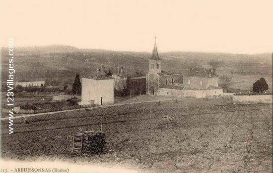 Carte postale de Salles-Arbuissonnas-en-Beaujolais