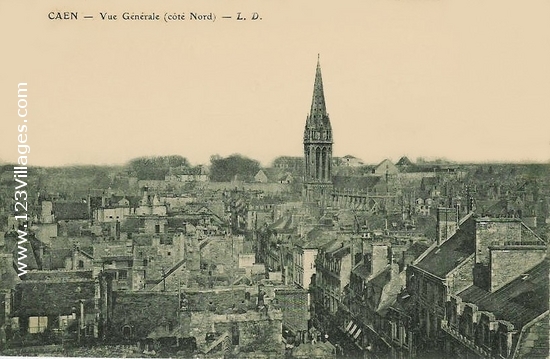 Carte postale de Caen