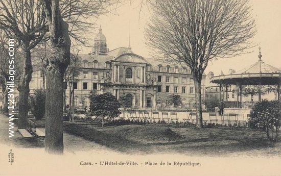 Carte postale de Caen