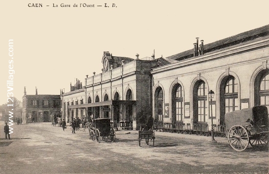 Carte postale de Caen