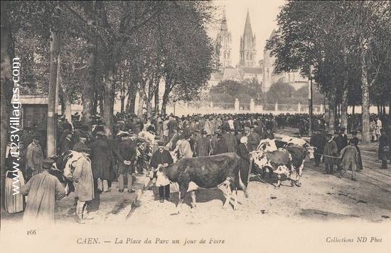 Carte postale de Caen