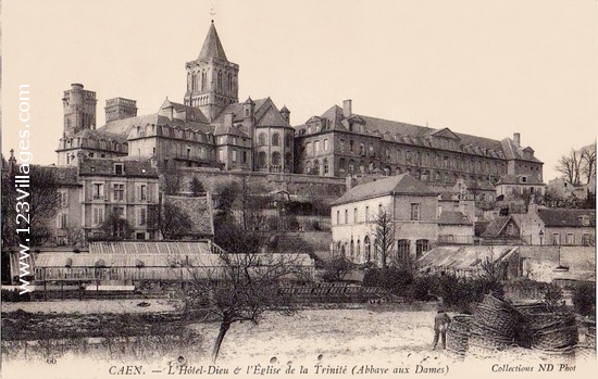 Carte postale de Caen