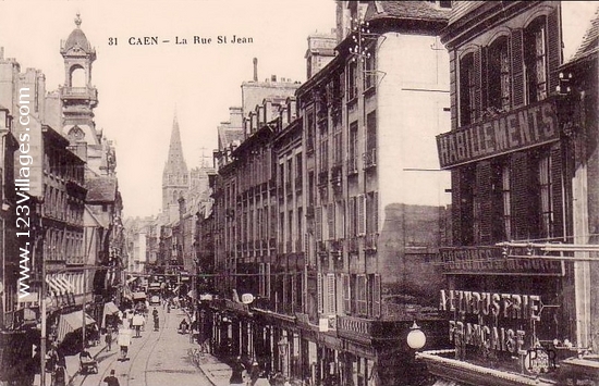 Carte postale de Caen