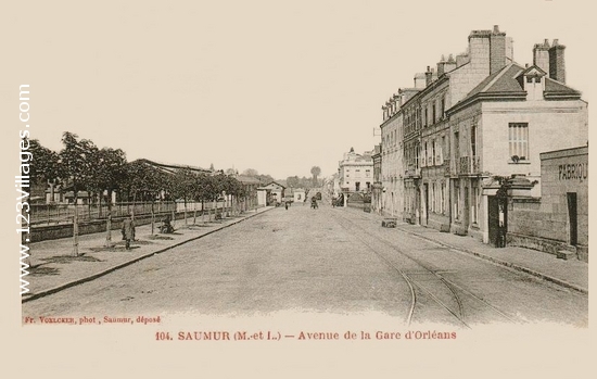 Carte postale de Saumur