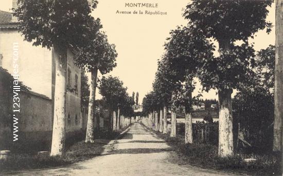 Carte postale de Montmerle sur Saône