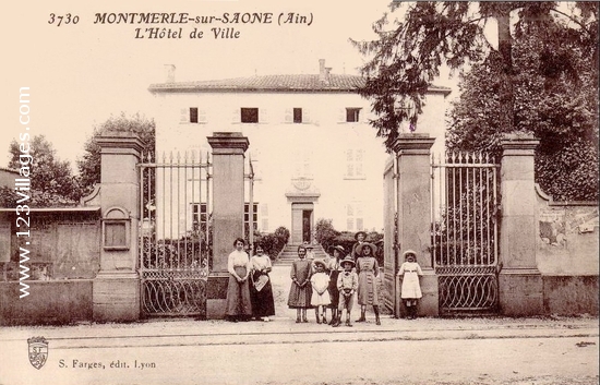 Carte postale de Montmerle sur Saône