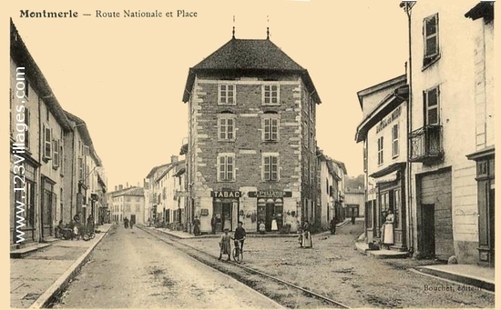 Carte postale de Montmerle sur Saône