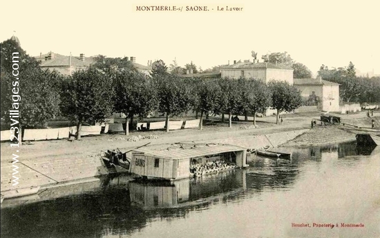 Carte postale de Montmerle sur Saône