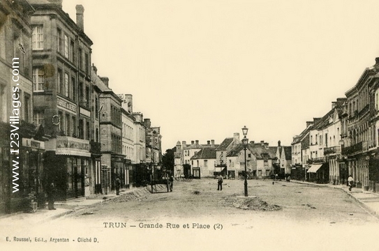 Carte postale de Trun