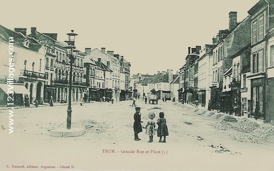 Carte postale de Trun