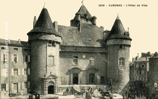 Carte postale de Aubenas