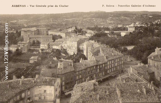 Carte postale de Aubenas