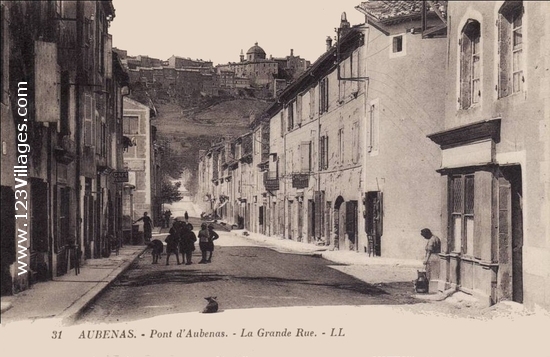 Carte postale de Aubenas