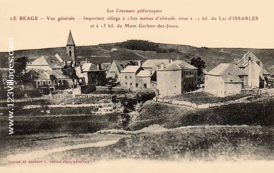 Carte postale de Le Béage