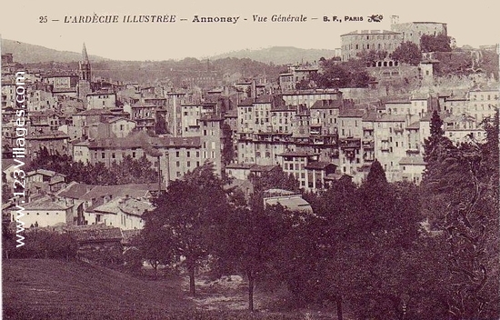 Carte postale de Annonay