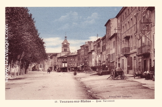 Carte postale de Tournon-sur-Rhône