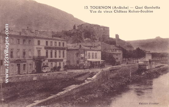 Carte postale de Tournon-sur-Rhône