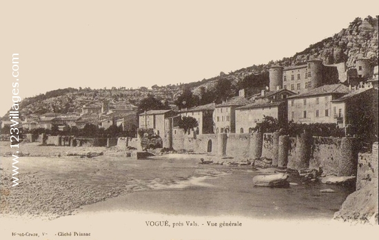 Carte postale de Vogué