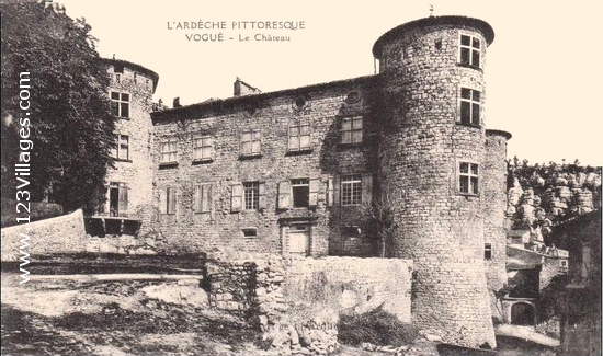 Carte postale de Vogué