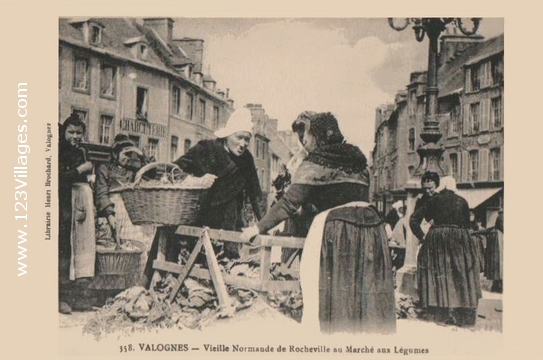 Carte postale de Valognes